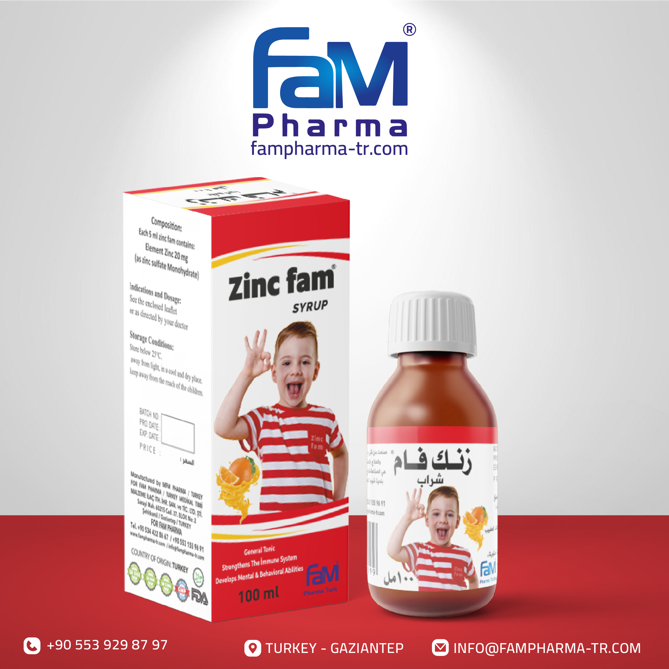 ZINC FAM SYRUP Fam pharma